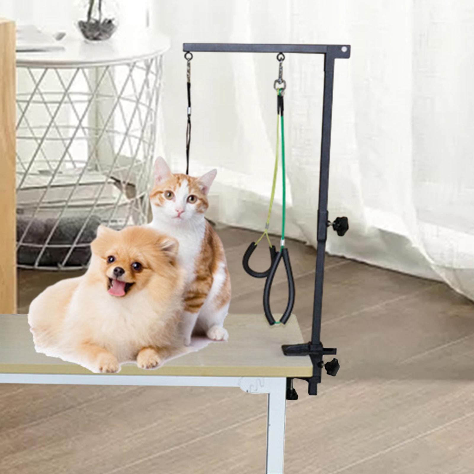 Folding Pet Grooming Table Arm Clamp - Dog Grooming Arm with Clamp Pet