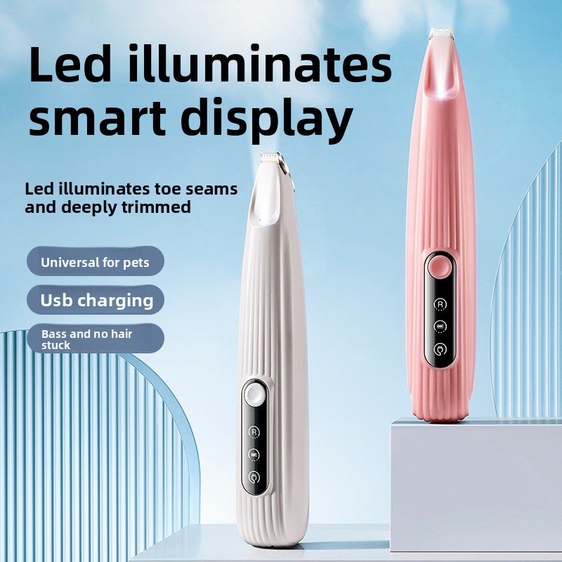 Cordless Dog Clippers Low Noise Grooming - Professional Dog Grooming Clippers & LED