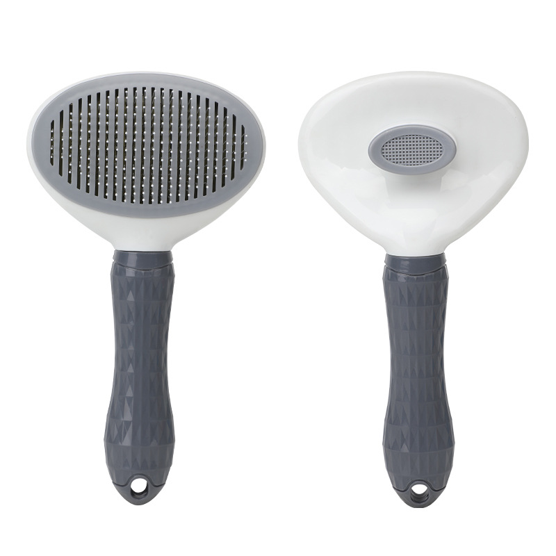Slicker Brush Self Cleaning Pet Grooming - Cat Grooming Brush Self Cleaning Bunny