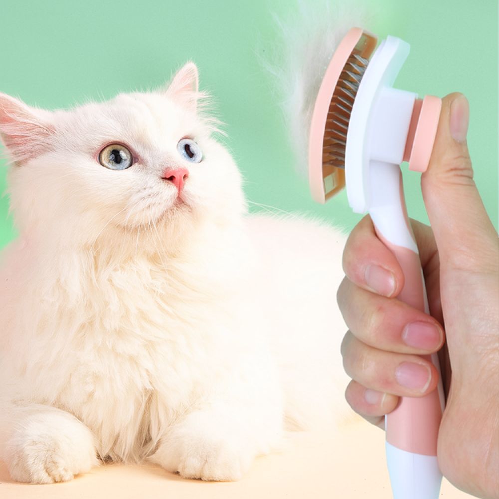 Slicker Brush Self Cleaning Pet Grooming - Pet Grooming Slicker Brush Self Cleaning