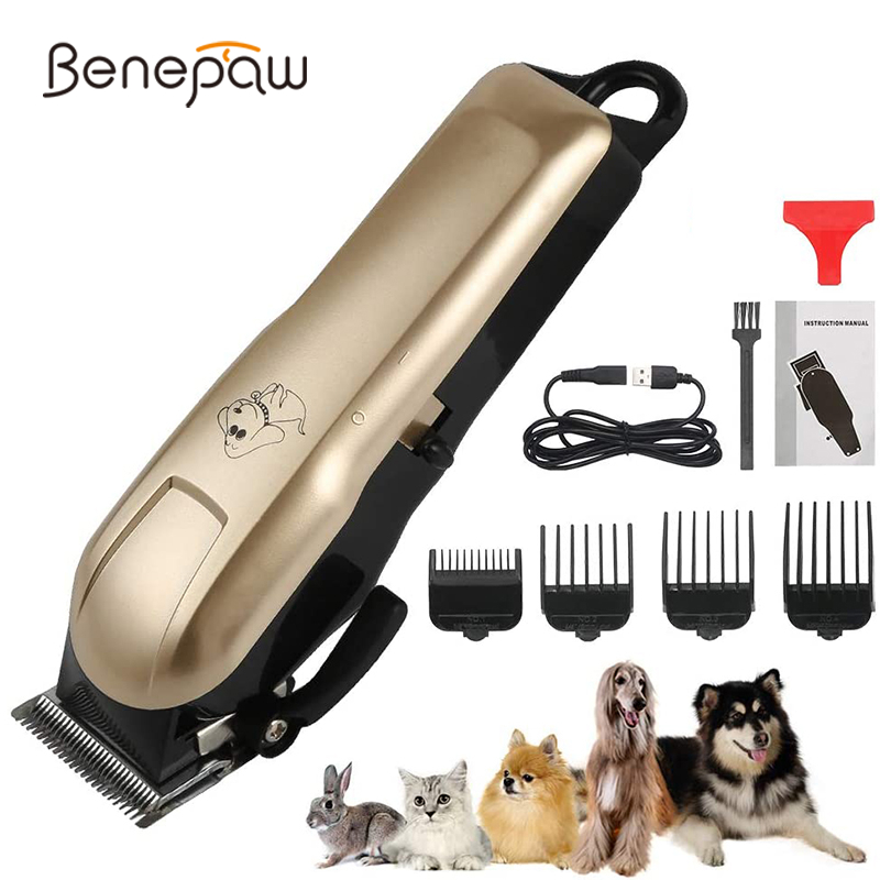 Cordless Dog Clippers Low Noise Grooming - Benepaw Chó Chuyên Nghiệp Tông Đơ