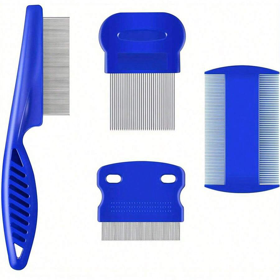4Pcs/6Pcs Pet Comb Flea Comb F - đánh giá và giá Flea Comb Fine Tooth Pet Tear Stain