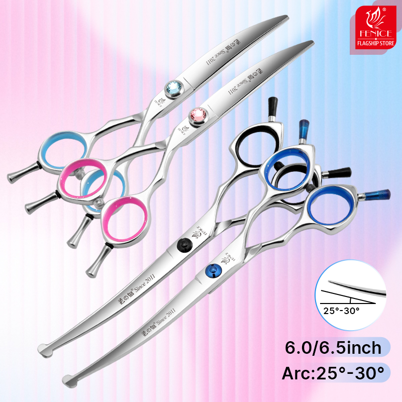 Fenice Professional Dog Groomi - đánh giá và giá Professional Pet Grooming Scissors Curved