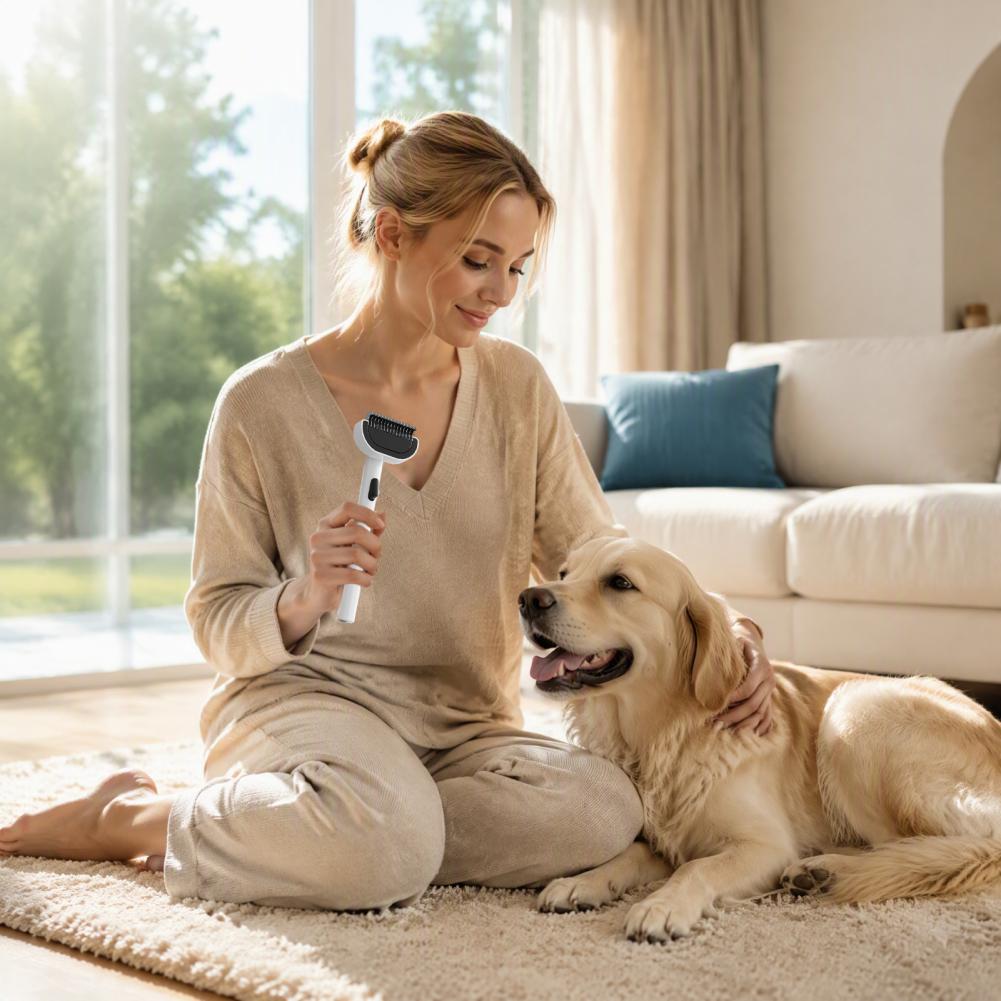 Self Slicker Brush Pet Detangl - đánh giá và giá Slicker Brush Self Cleaning Pet Grooming