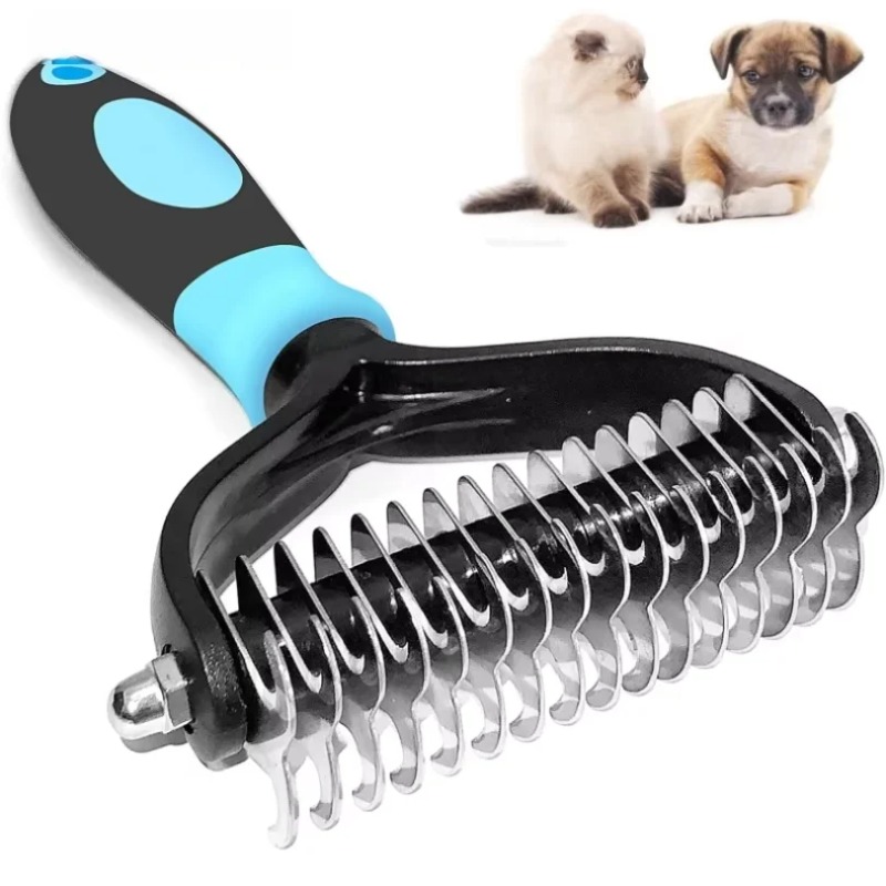 Professional Pet Deshedding Br - đánh giá và giá Undercoat Rake Dematting Tool Dog Shedding