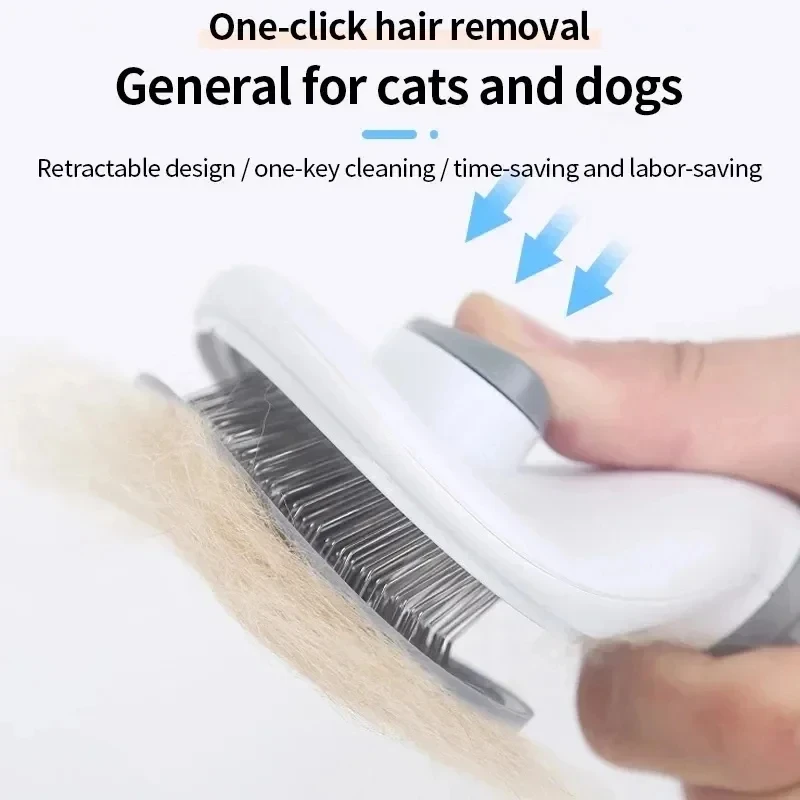 Self-Cleaning Pet Hair Removal - đánh giá và giá Slicker Brush Self Cleaning Pet Grooming