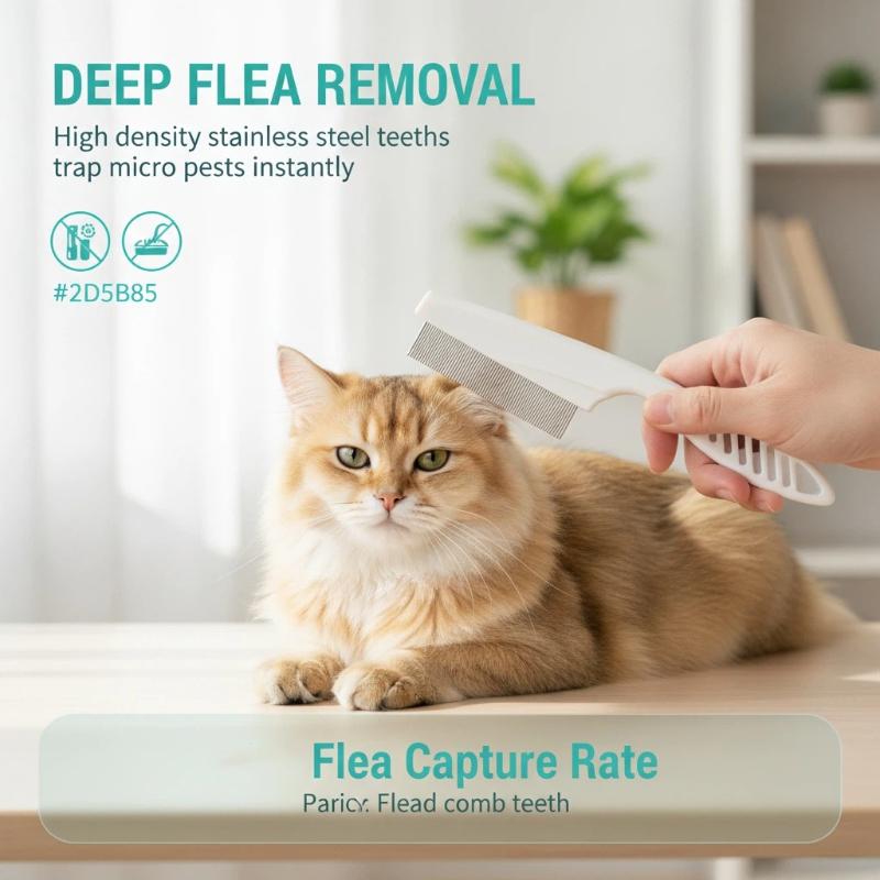 Pet Tear Stain Flea Comb Fine  - đánh giá và giá Flea Comb Fine Tooth Pet Tear Stain
