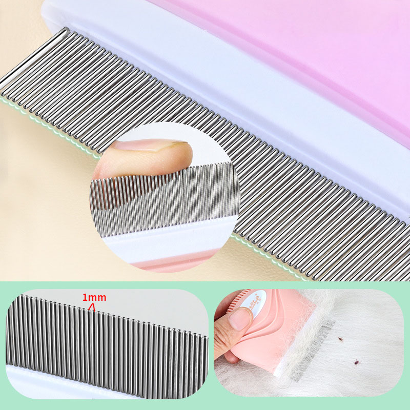 Pet Flea Comb Stainless Steel  - đánh giá và giá Flea Comb Fine Tooth Pet Tear Stain