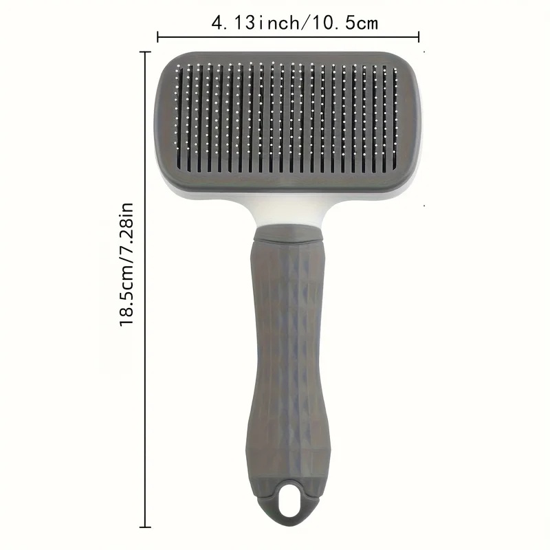 Self-cleaning Pet Hair Remove  - đánh giá và giá Slicker Brush Self Cleaning Pet Grooming