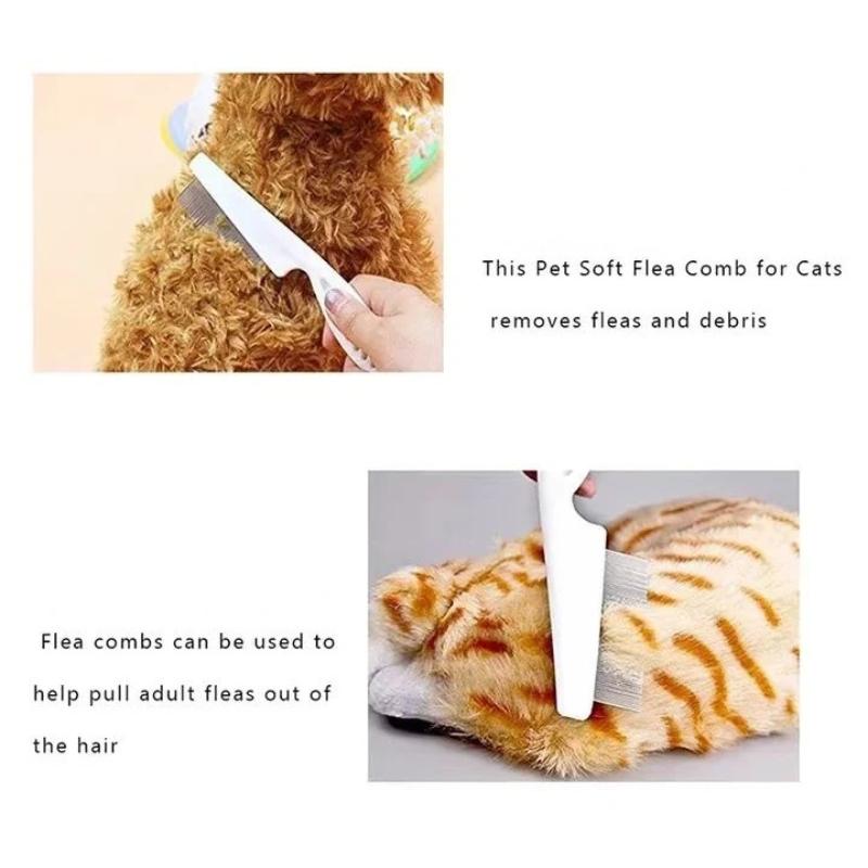 Pet Flea Comb Fine Tooth Stain - đánh giá và giá Flea Comb Fine Tooth Pet Tear Stain