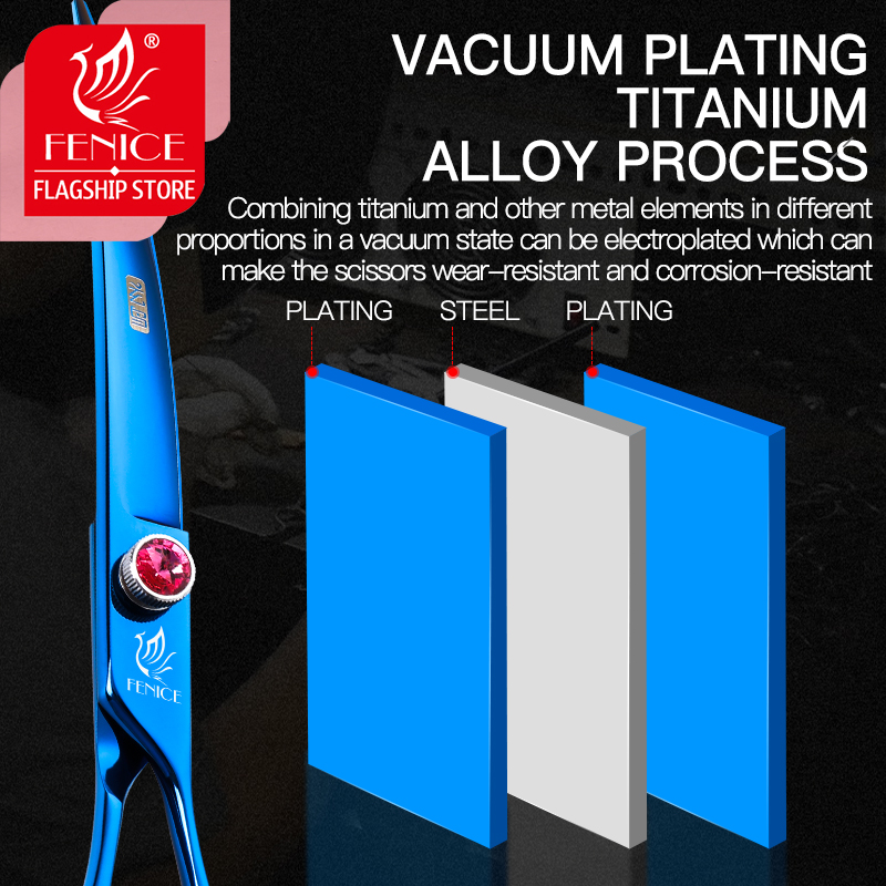 Fenice Chuyên Nghiệp Nhật Bản  - đánh giá và giá Professional Pet Grooming Scissors Curved
