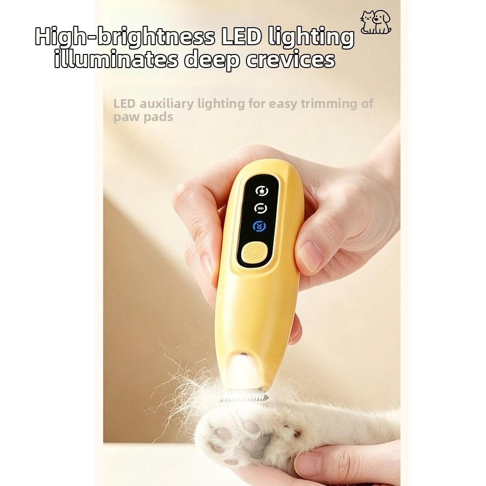 Convenient LED Light Pet Paw T - đánh giá và giá Cordless Dog Clippers Low Noise Grooming