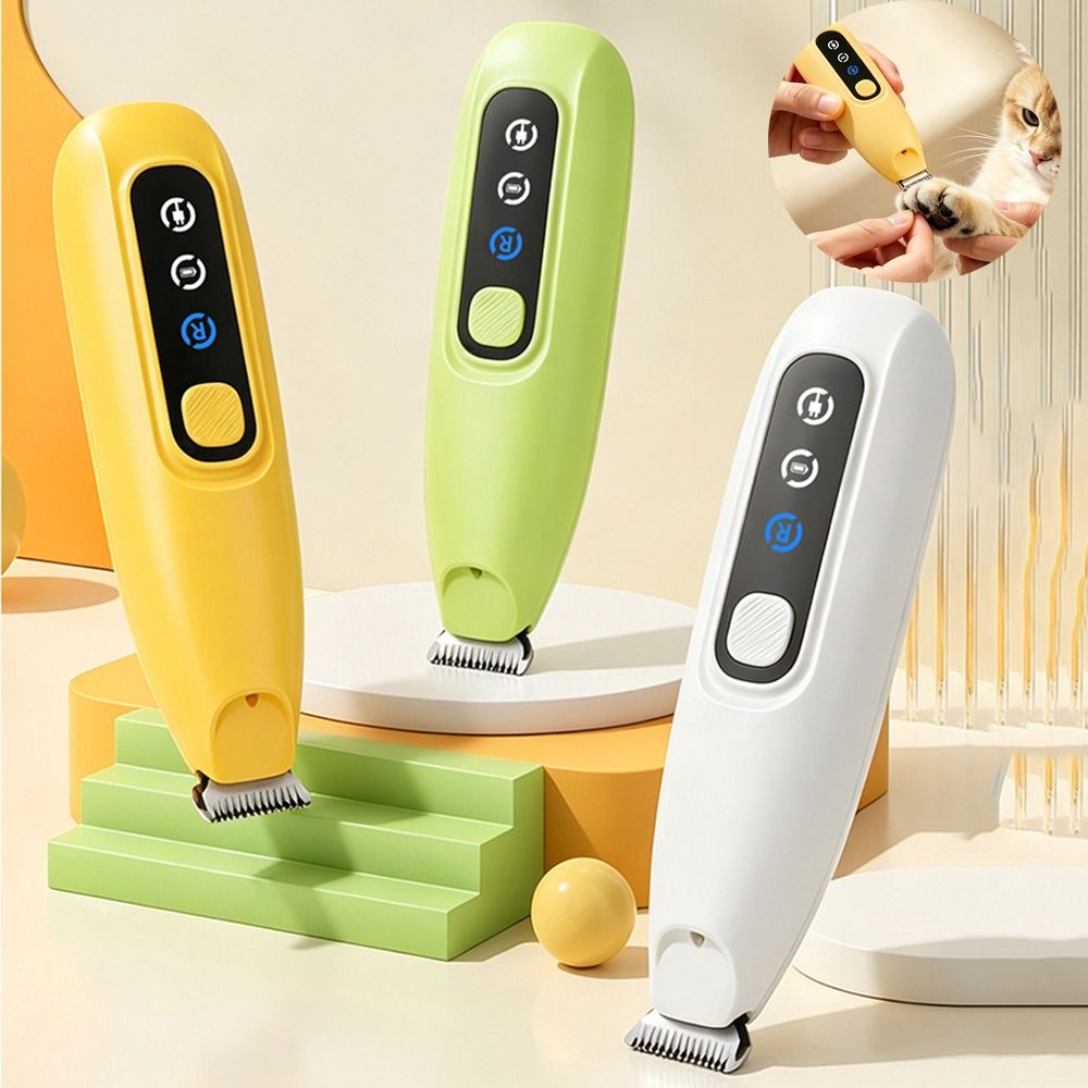 Convenient LED Light Pet Paw T - đánh giá và giá Cordless Dog Clippers Low Noise Grooming