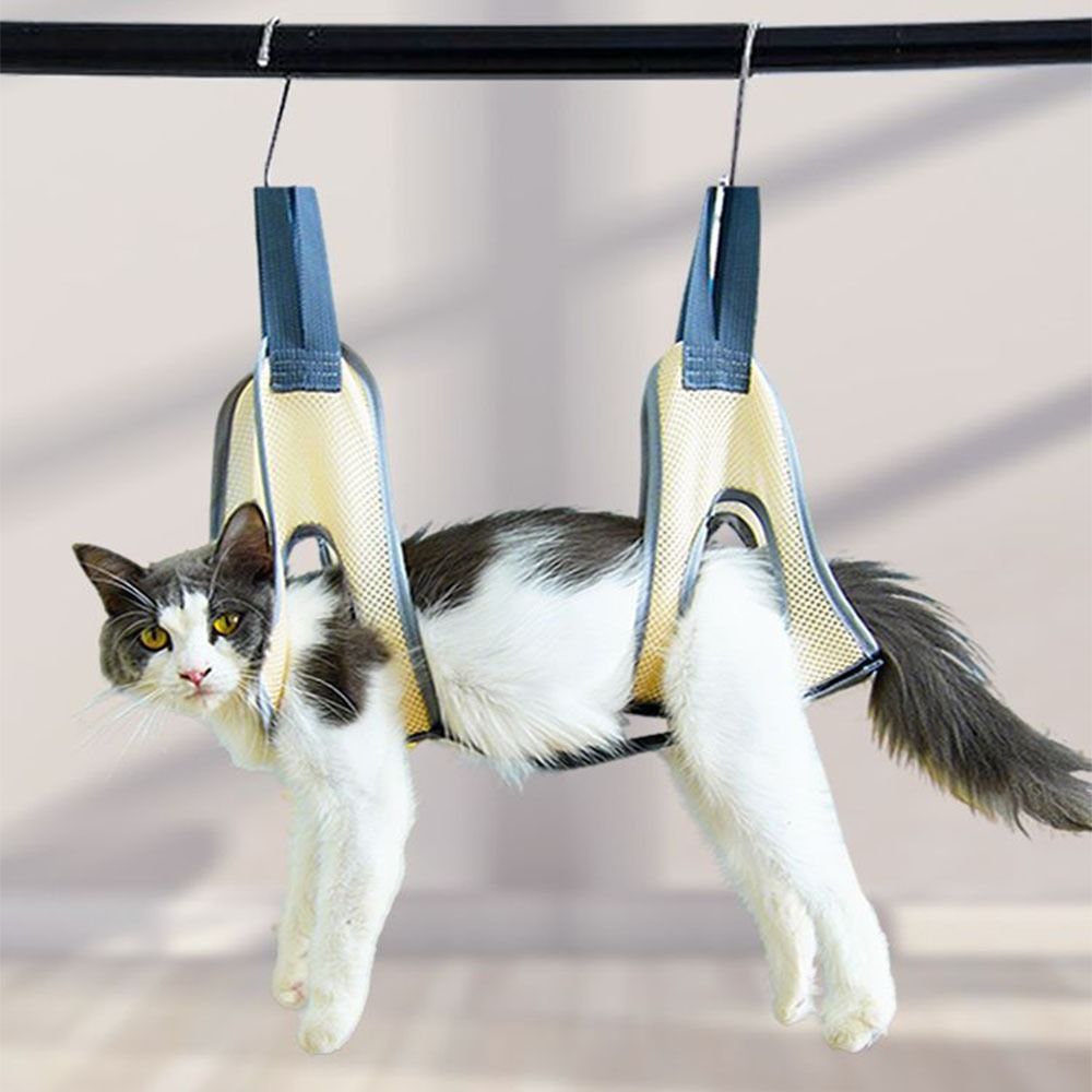 Hanging Cat Grooming Hammock A - đánh giá và giá Pet Grooming Hammock Sling Restraint