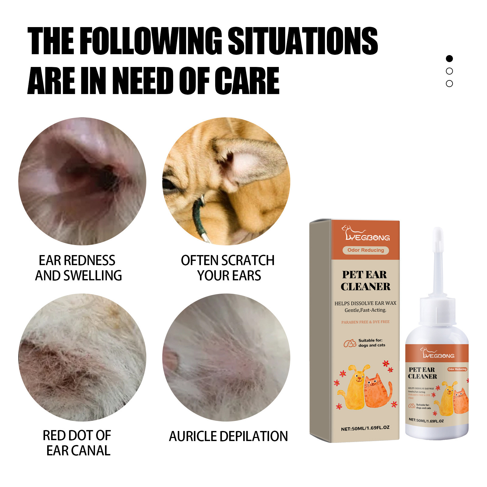 Dog Ear Cleaner Drop Earwax Od - đánh giá và giá Dog Ear Cleaner Solution Drops Wash