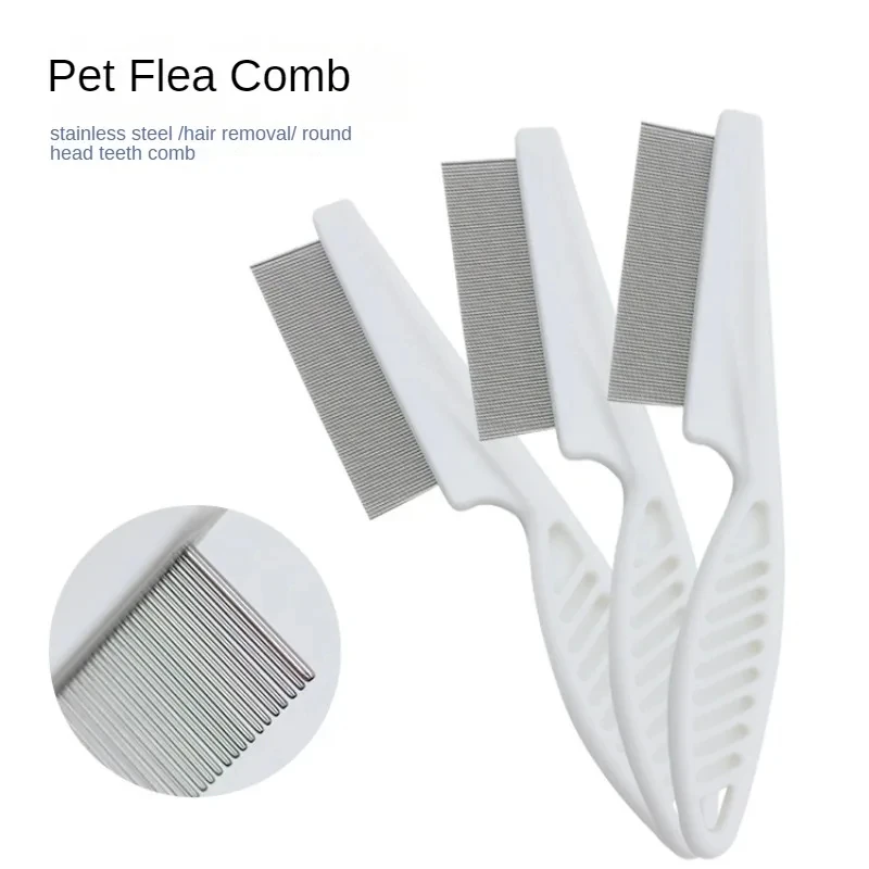 1Pcs Pet Tear Stain & Flea Com - đánh giá và giá Flea Comb Fine Tooth Pet Tear Stain