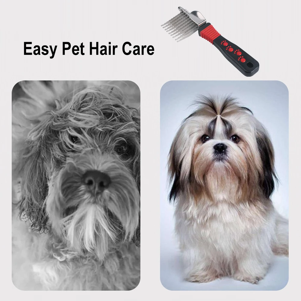 Pet Undercoat Hair Brush Dog G - đánh giá và giá Undercoat Rake Dematting Tool Dog Shedding