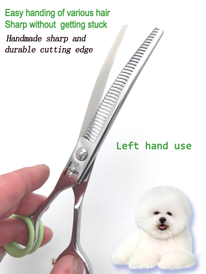 Professional Left Hand Pet Sci - đánh giá và giá Professional Pet Grooming Scissors Curved