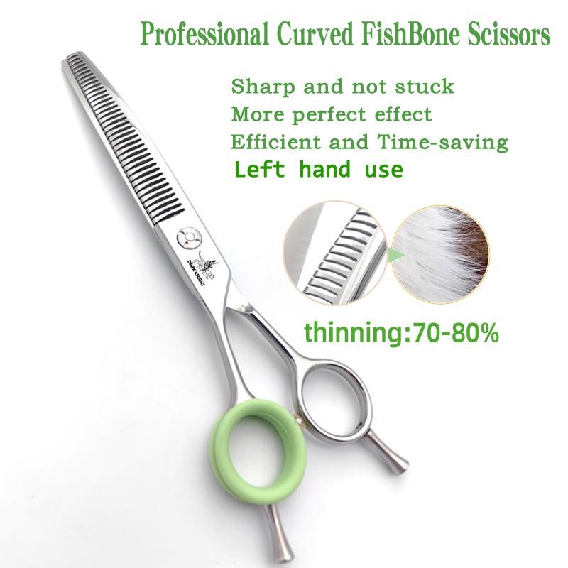 Professional Left Hand Pet Sci - đánh giá và giá Professional Pet Grooming Scissors Curved