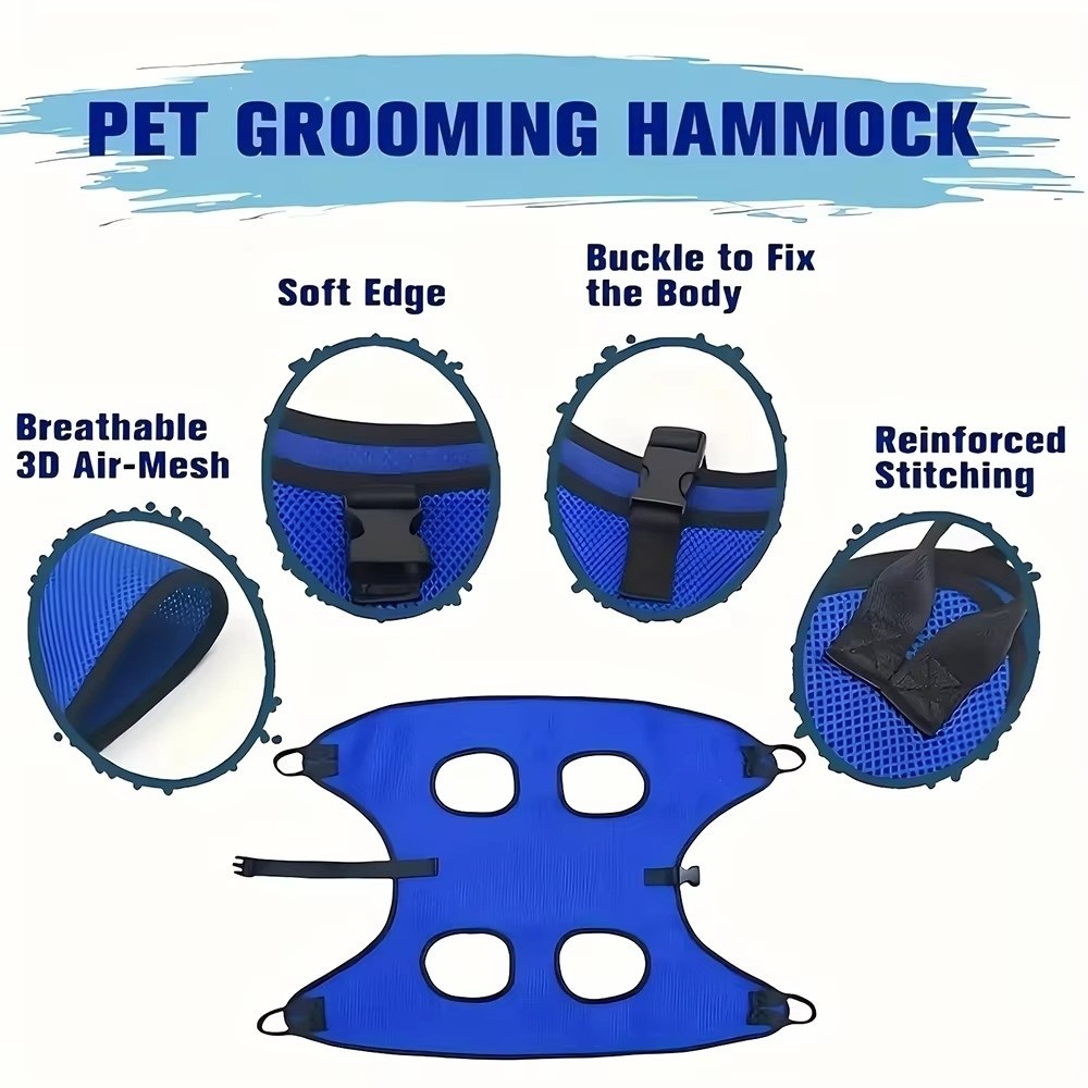 Large Pet Grooming Hammock Han - đánh giá và giá Pet Grooming Hammock Sling Restraint