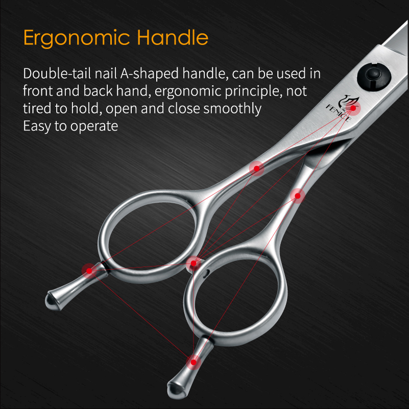 Fenice Professional Left Hand  - đánh giá và giá Professional Pet Grooming Scissors Curved