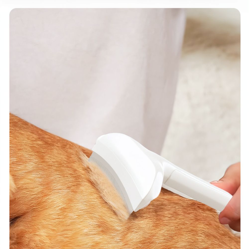 Cat Dog Grooming Tool Curved D - đánh giá và giá Undercoat Rake Dematting Tool Dog Shedding
