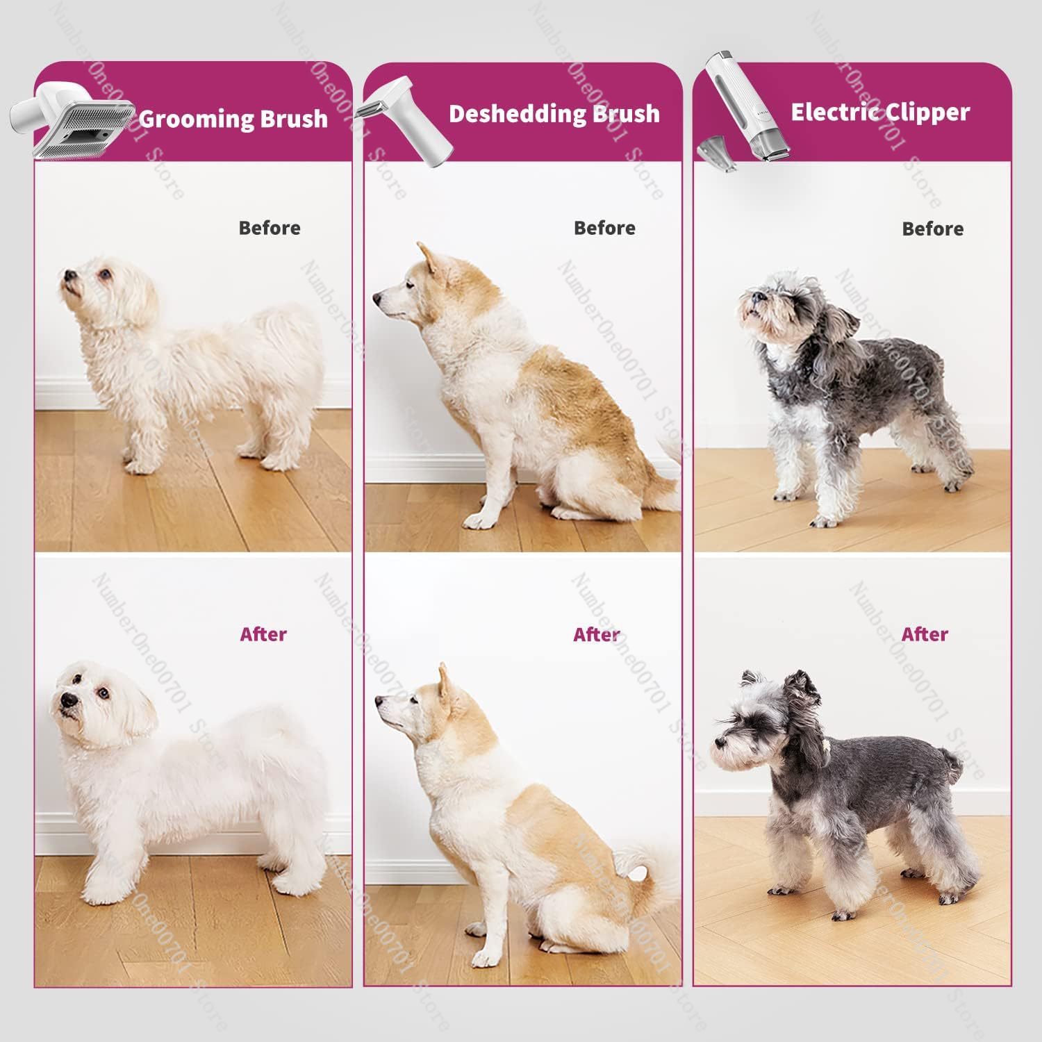 5-in-1 Pet Grooming Vacuum Kit - đánh giá và giá Pet Grooming Vacuum Suction Kit 5 In 1