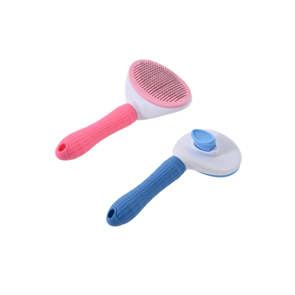 16PCS/Carton 2 Colors Mixed Se - đánh giá và giá Slicker Brush Self Cleaning Pet Grooming
