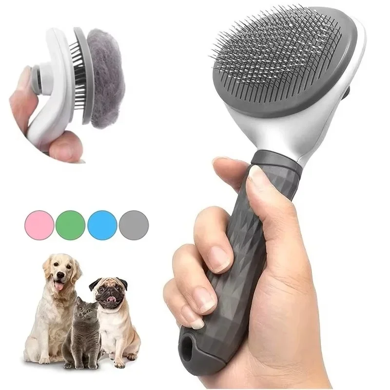 Self Cleaning Pet Slicker Brus - đánh giá và giá Slicker Brush Self Cleaning Pet Grooming