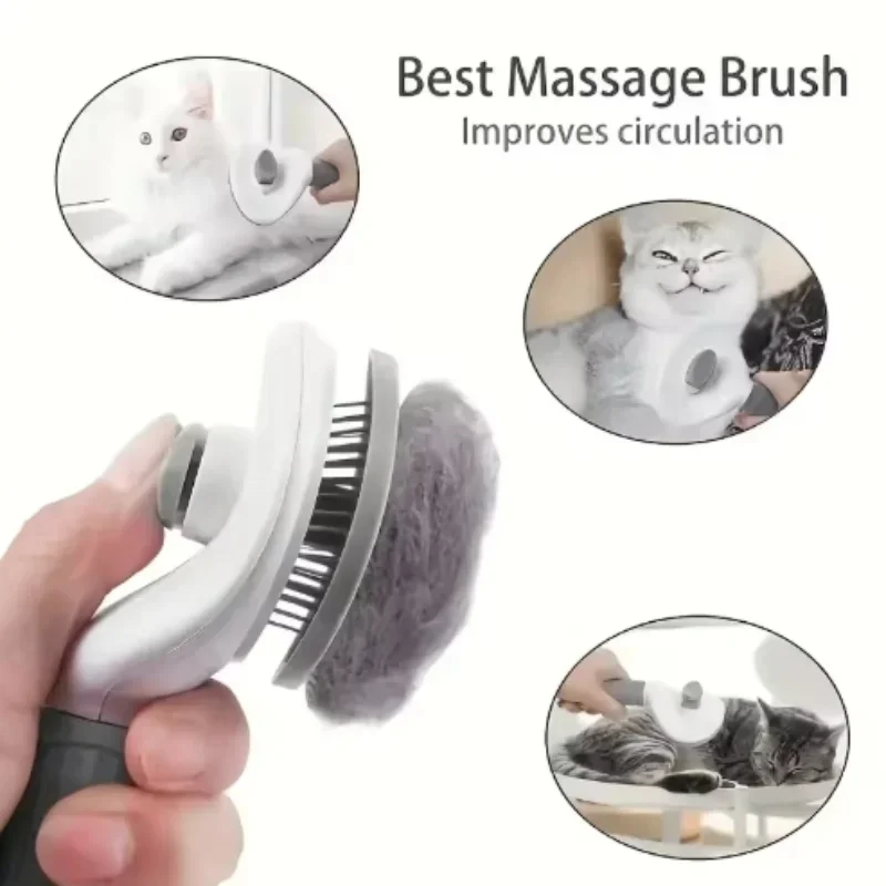 Self Cleaning Pet Slicker Brus - đánh giá và giá Slicker Brush Self Cleaning Pet Grooming