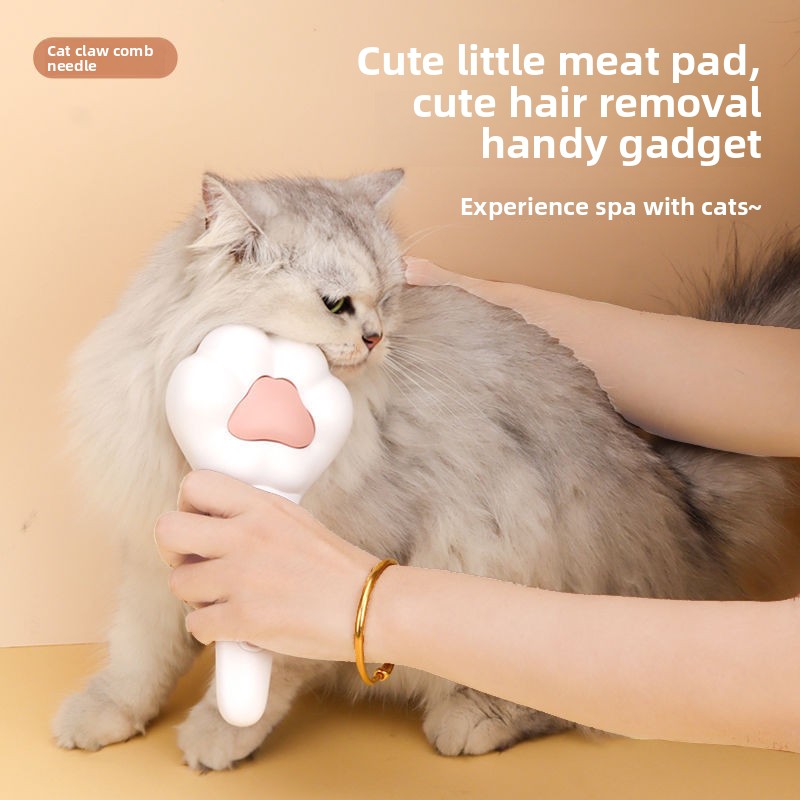 Pet Grooming Brush Deshedding, - đánh giá và giá Slicker Brush Self Cleaning Pet Grooming