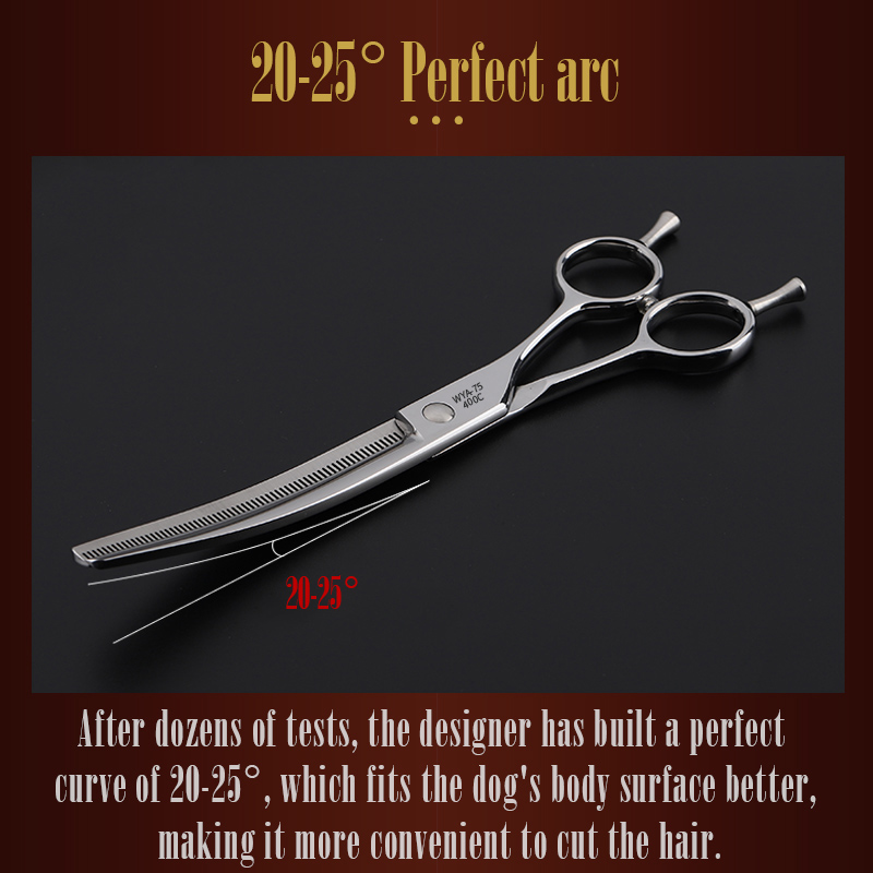 FIRELION 6.5/7.0/7.5 Inch Chuy - đánh giá và giá Professional Pet Grooming Scissors Curved