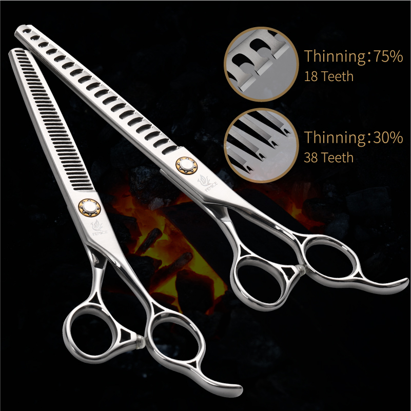 Fenice 6.5/7/7.5/8 Inch Chó Mè - đánh giá và giá Professional Pet Grooming Scissors Curved