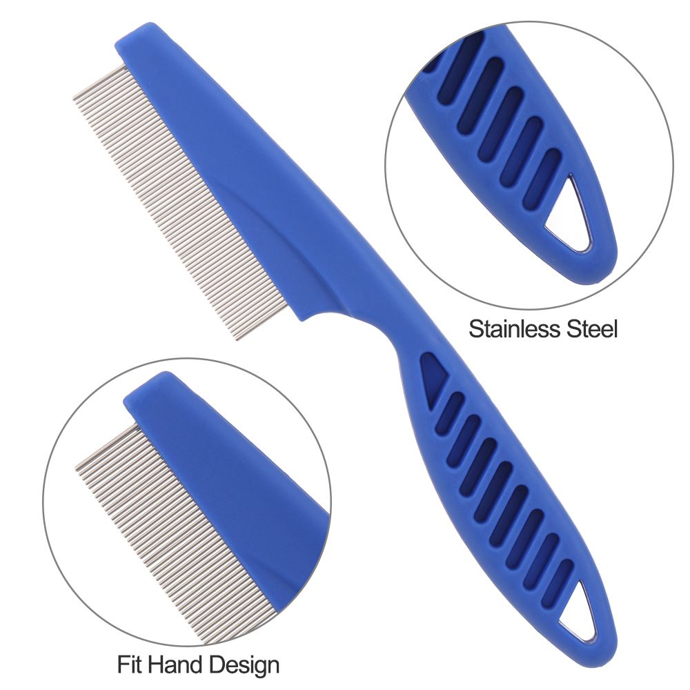 6 Pcs/set Stainless Steel Tear - đánh giá và giá Flea Comb Fine Tooth Pet Tear Stain
