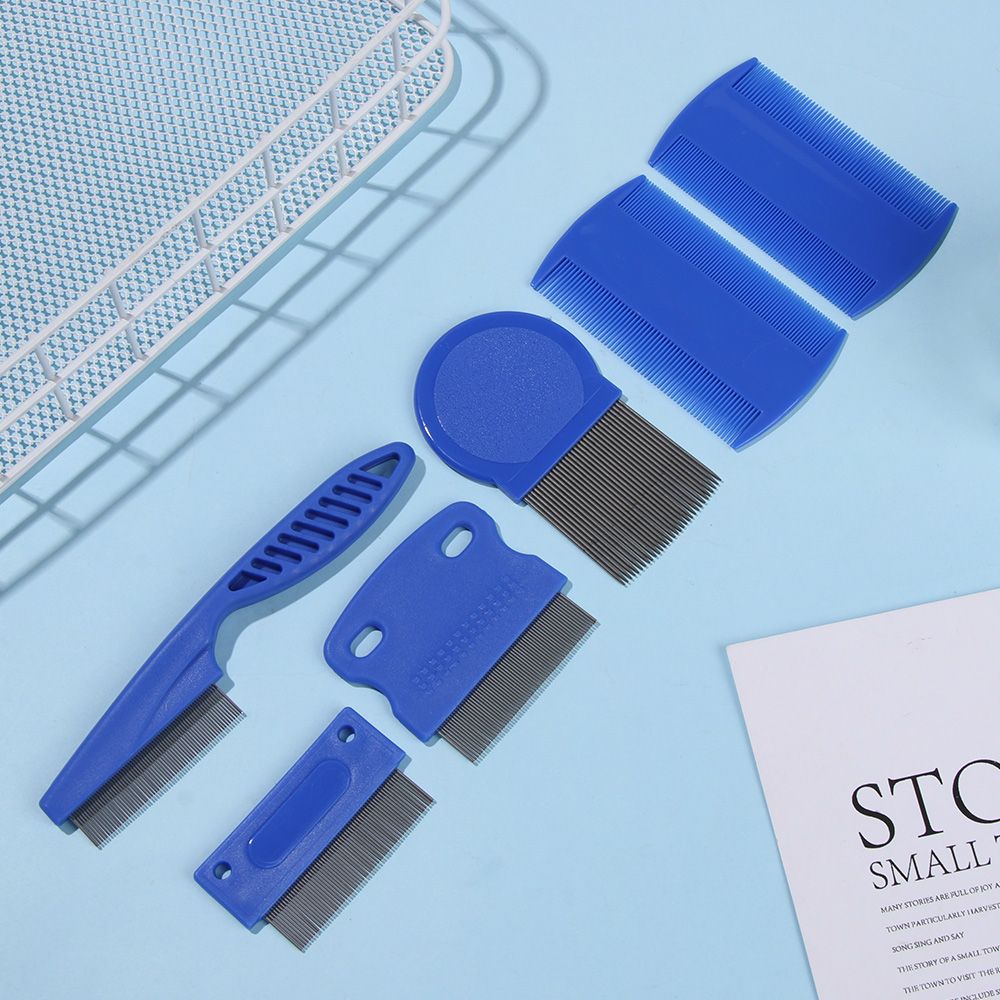 6 Pcs/set Stainless Steel Tear - đánh giá và giá Flea Comb Fine Tooth Pet Tear Stain