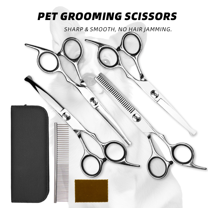Stainless Steel Pet Grooming S - đánh giá và giá Professional Pet Grooming Scissors Curved