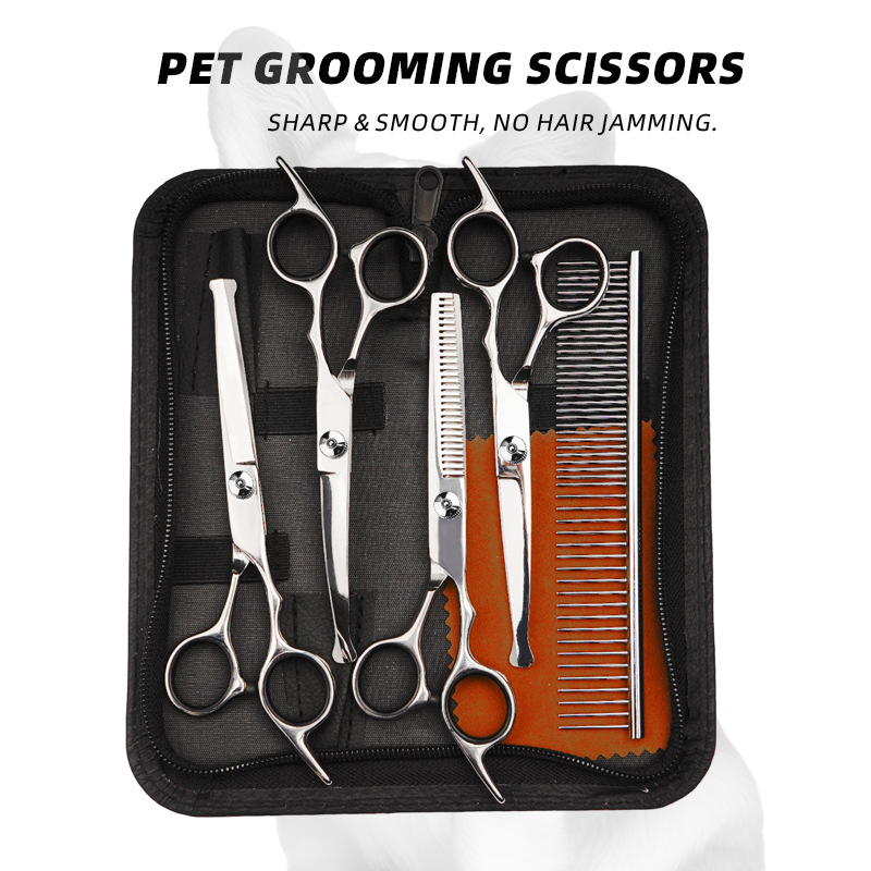 Stainless Steel Pet Grooming S - đánh giá và giá Professional Pet Grooming Scissors Curved