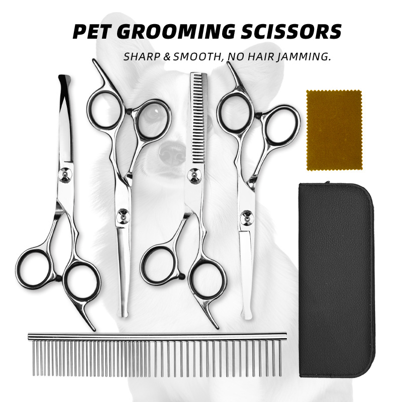 Stainless Steel Pet Grooming S - đánh giá và giá Professional Pet Grooming Scissors Curved