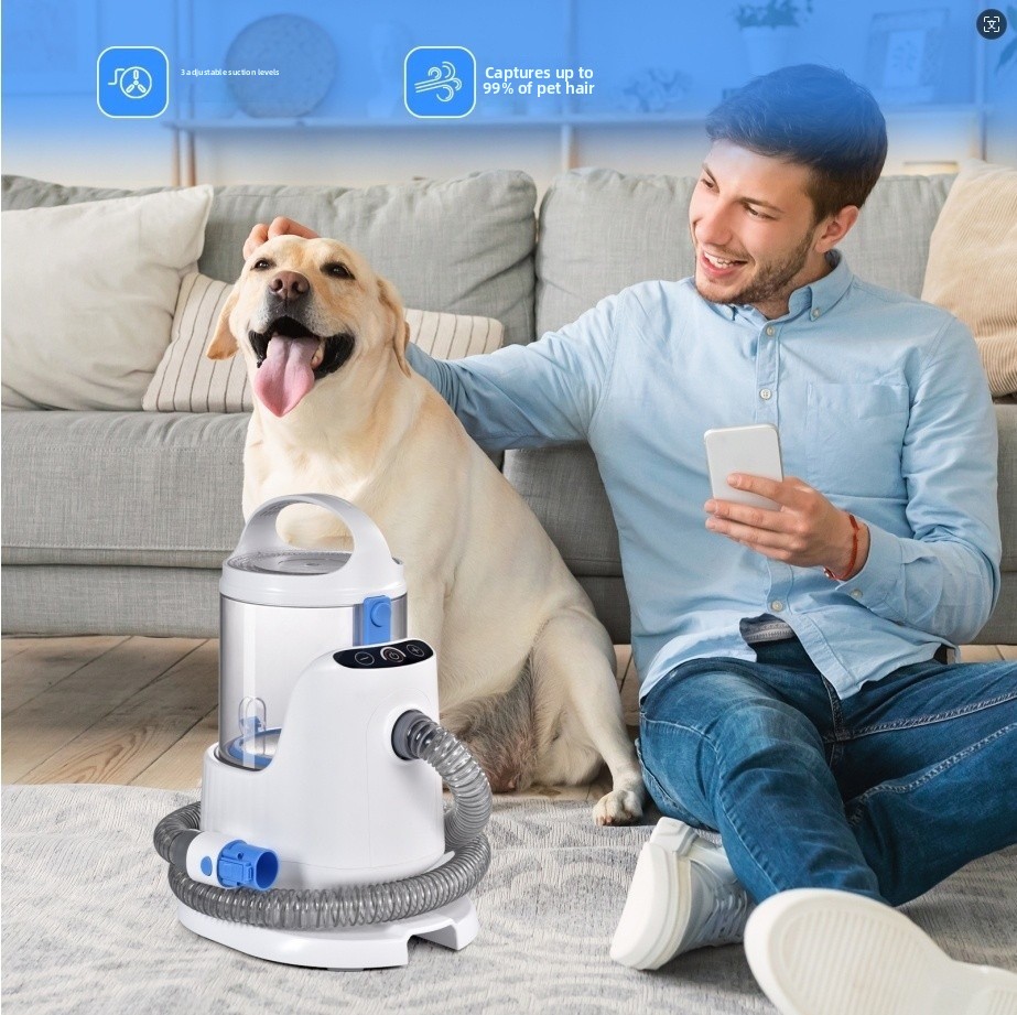 Multifunctional Pet Vacuum Cle - đánh giá và giá Pet Grooming Vacuum Suction Kit 5 In 1