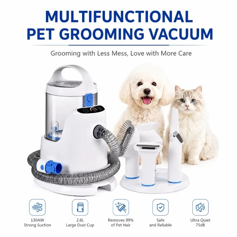 2026 5-in-1 Professional Pet G - đánh giá và giá Pet Grooming Vacuum Suction Kit 5 In 1