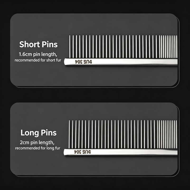 304 Stainless Steel Pet Face C - đánh giá và giá Flea Comb Fine Tooth Pet Tear Stain