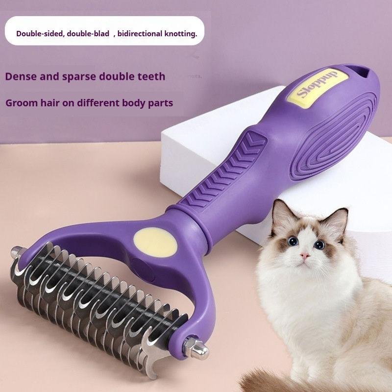 Pet Grooming Knot Comb Pet Des - đánh giá và giá Undercoat Rake Dematting Tool Dog Shedding