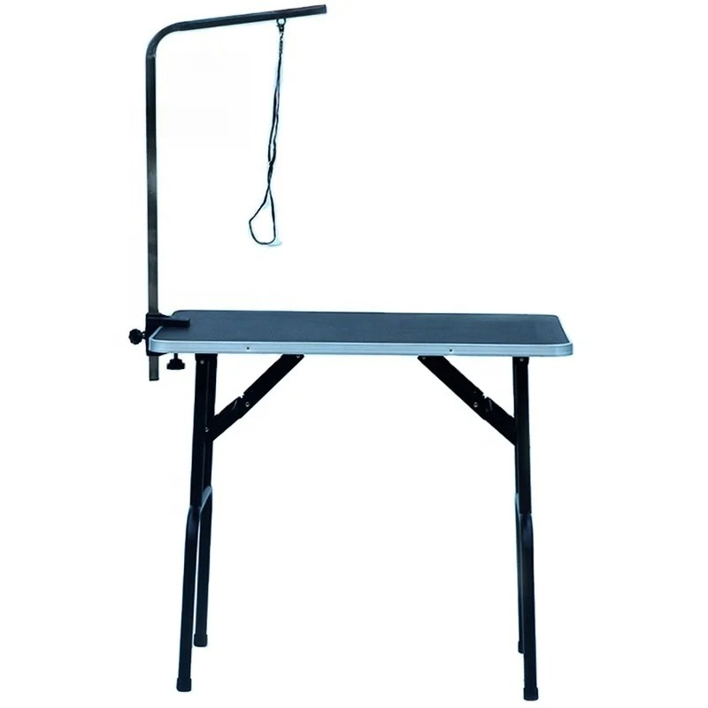 wholesale black iron coating l - đánh giá và giá Folding Pet Grooming Table Arm Clamp