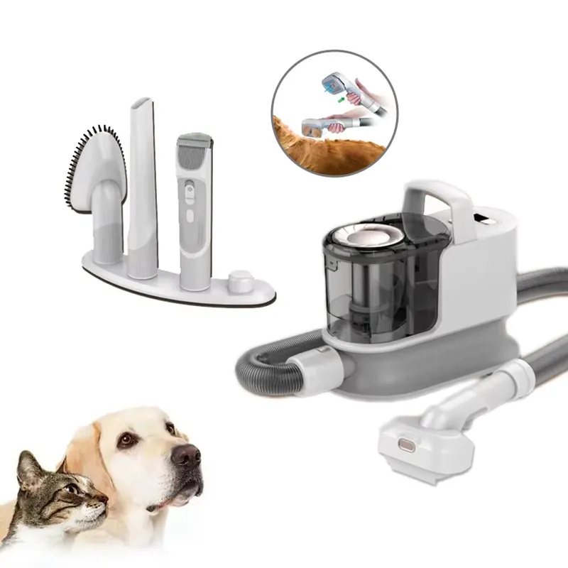 Low Noise 5 in 1 Dog Cat Small - đánh giá và giá Pet Grooming Vacuum Suction Kit 5 In 1