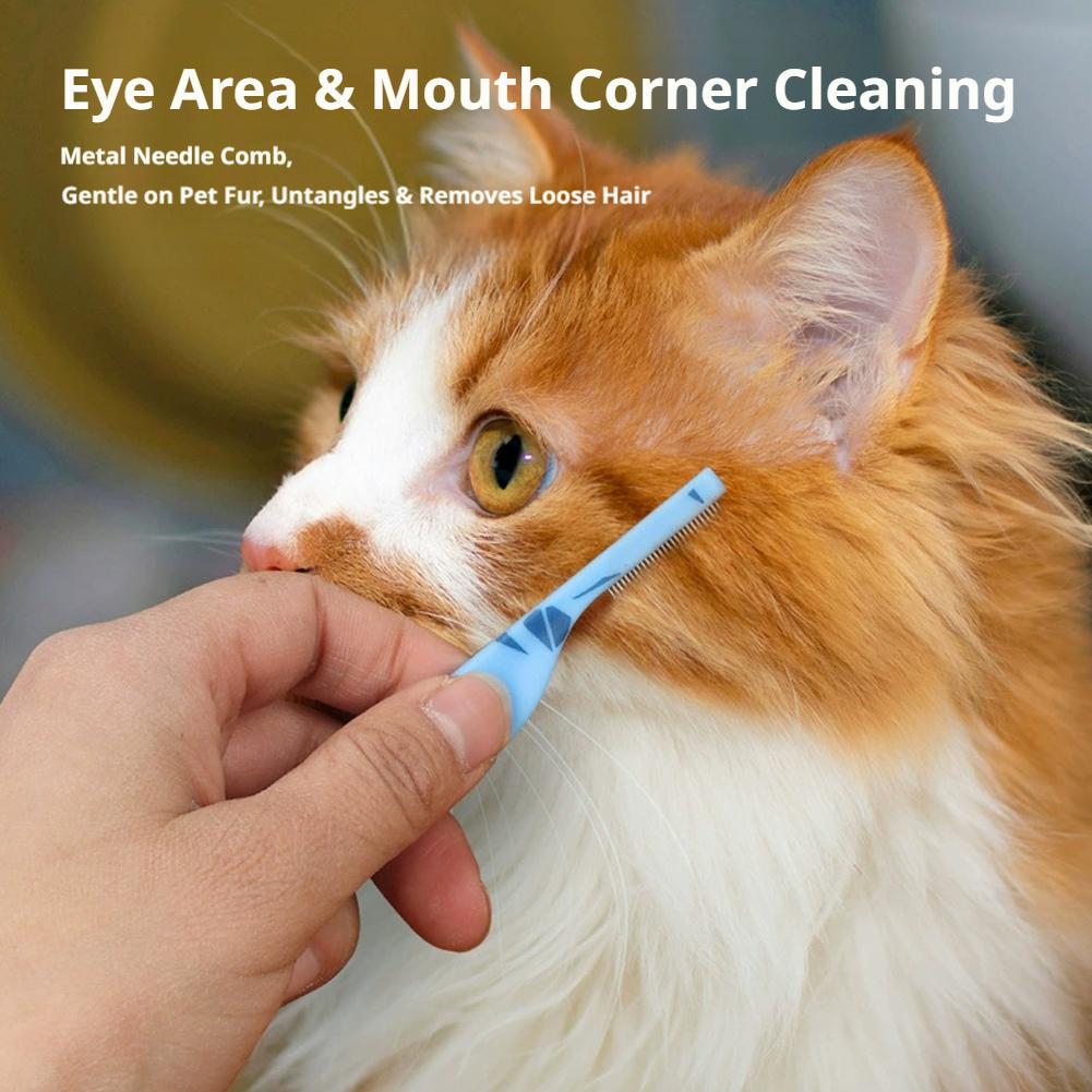 Cat Face Comb Mini Stainless S - đánh giá và giá Flea Comb Fine Tooth Pet Tear Stain