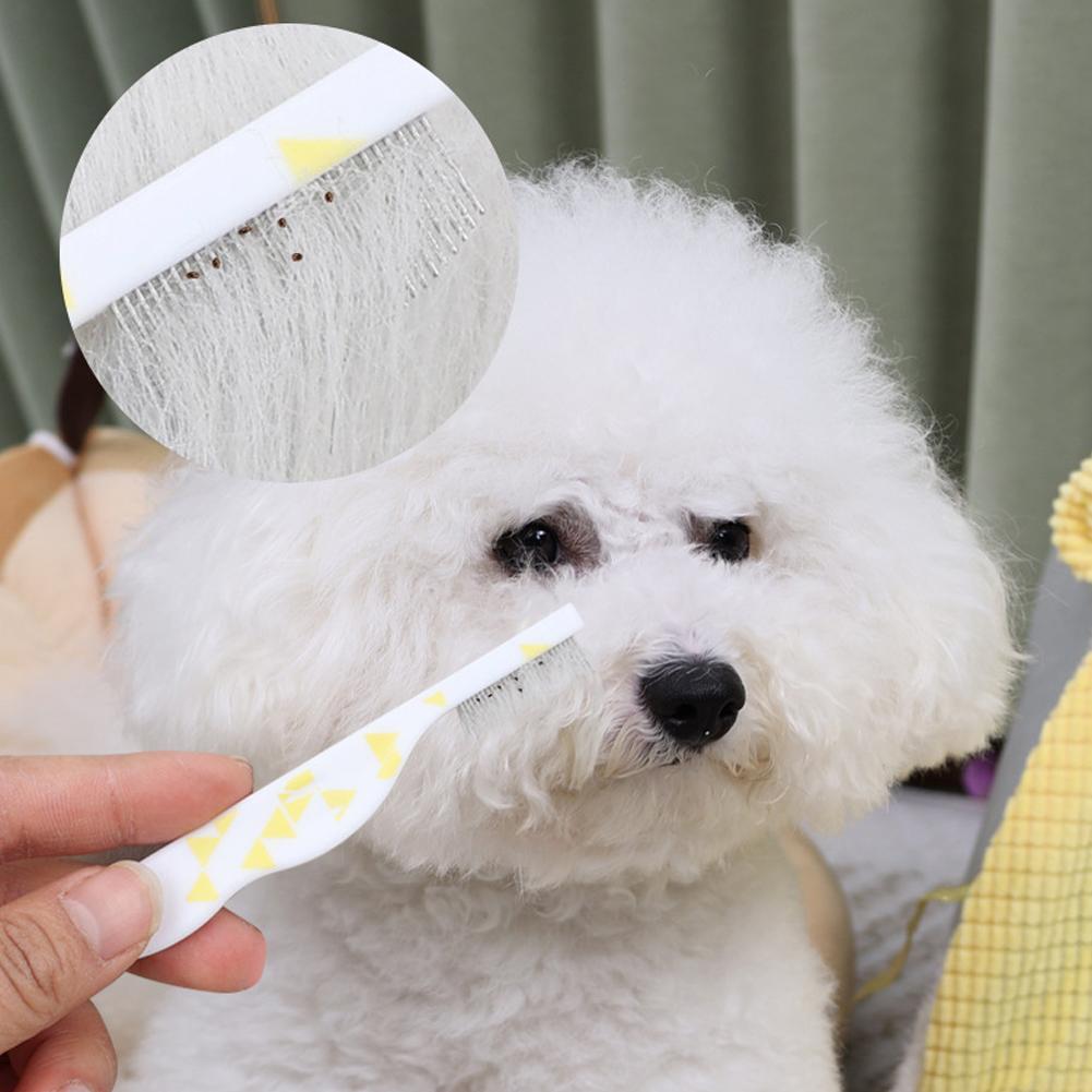 Cat Face Comb Mini Stainless S - đánh giá và giá Flea Comb Fine Tooth Pet Tear Stain