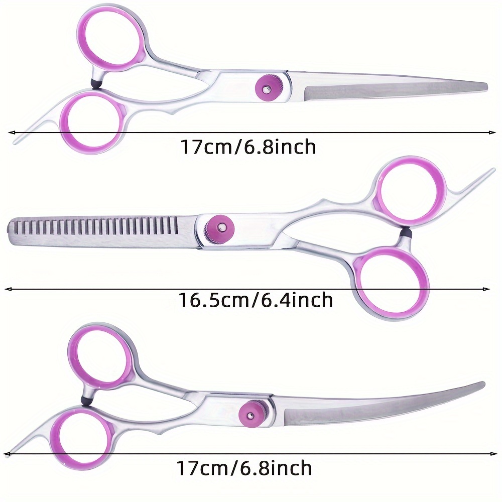 5Pcs Professional Dog Grooming - đánh giá và giá Professional Pet Grooming Scissors Curved
