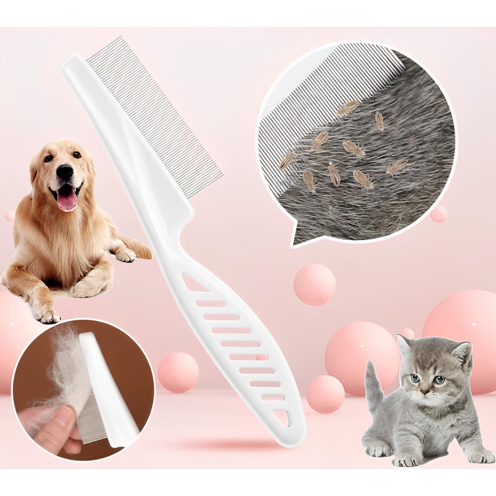 Flea Comb for Dogs and Cats Pe - đánh giá và giá Flea Comb Fine Tooth Pet Tear Stain